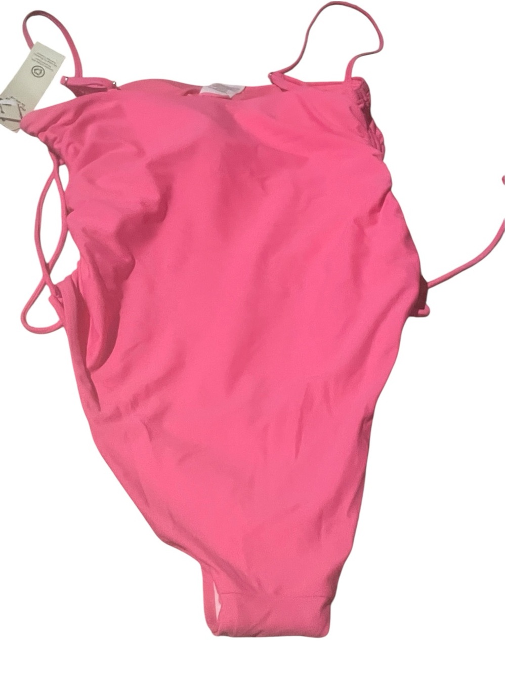 No Boundaries size medium built in bra Hot Pink One-Piece Swimsuit new with tags